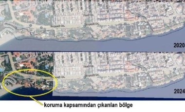 Antalya’nın Muratpaşa-Konyaaltı falezlerinin bir bölümü ‘kesin koruma’ kapsamından çıkarıldı