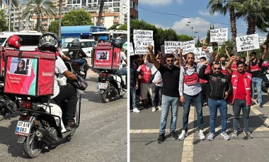 Adana'da motosikletli kuryelerden 'Narin'li eylem: 'Paket mesafelerimiz uzadı, ücretlerimiz düştü'