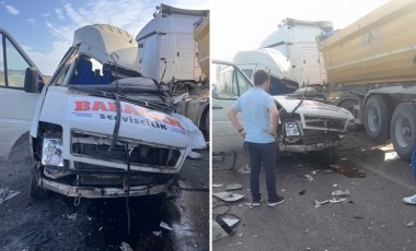 Adana’da TIR ile servis minibüsü çarpıştı: 4 ölü, 6 yaralı