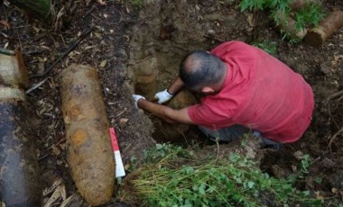 Çanakkale’de 109 yıllık 18 top mermisi bulundu