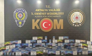 Antalya’da 5 ilçede kaçak tütün operasyonu: 15 şahsa adli işlem