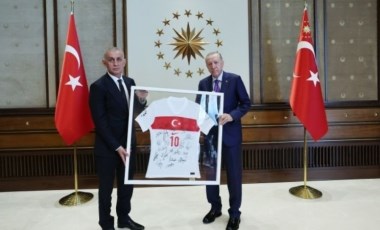 TFF'den Cumhurbaşkanı Recep Tayyip Erdoğan'a ziyaret!