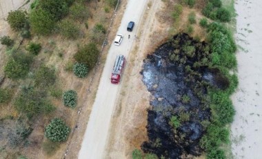 Antalya'da yıldırım yangına neden oldu: 10 dönüm alan zarar gördü