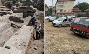 Tarihi hamam kalıntısının üstü kapatıldı, otopark oldu