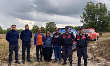 Mantar toplamaya gittikleri ormanda kaybolan çifti, jandarma buldu