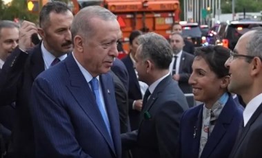 Erdoğan'ı ABD'de karşılayanların arasında Hafize Gaye Erkan da yer aldı