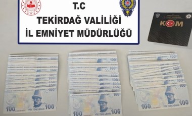 Tekirdağ'da operasyon: 23 bin TL sahte para ele geçirildi