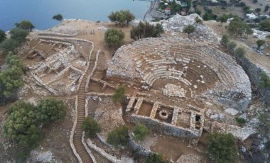 Amos Antik Kenti'nin tiyatrosu restore edilecek