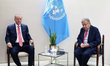 Erdoğan'dan Guterres'e: 'KKTC’nin devlet olarak tanınması çözümün anahtarı olacak'