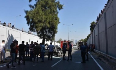 İzmir'de otomobil alt geçide düştü: 3 kişi hayatını kaybetti, 2 ağır yaralı