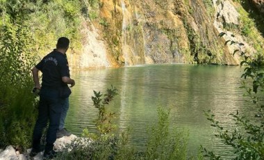 Şelalede suya giren İranlı boğuldu