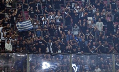 RAMS Park'ta olay çıktı! PAOKlu taraftar dışarı çıkarıldı