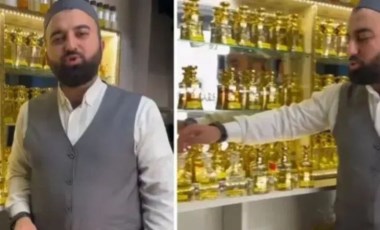 'Şehit kokusu' adı altında parfüm tanıtımı yaptı