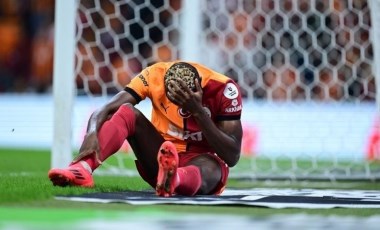 Galatasaray'da Victor Osimhen şoku! Oyuna devam edemedi...