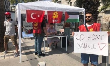 ABD askerlerine yumurtalı protesto