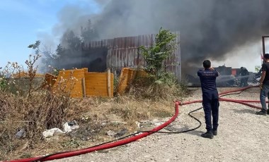 Bursa'da geri dönüşüm tesisinde yangın paniği: 1 saatte kontrol altına alındı