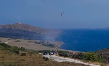 Paşalimanı Adası’nda yangın! Karadan ve havadan müdahale sürüyor...