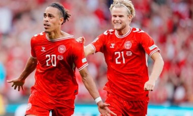 Yussuf Poulsen'den muhteşem gol: Danimarka 3 puanı 2 golle aldı!