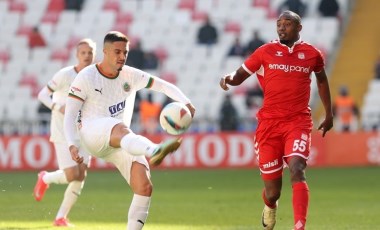 Sivas'ta kazanan çıkmadı! Sivasspor 1-1 Alanyaspor