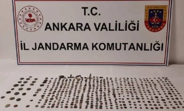 Ankara'da yüzlerce parça yakalandı: Değeri 4 milyon TL!