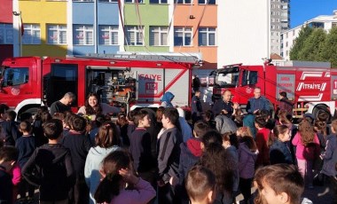 İlkokulda yangın paniği: Öğrenciler tahliye edildi!