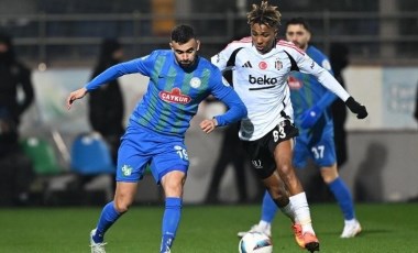 Rize'de kazanan yok! Beşiktaş evine 1 puan ile dönüyor!