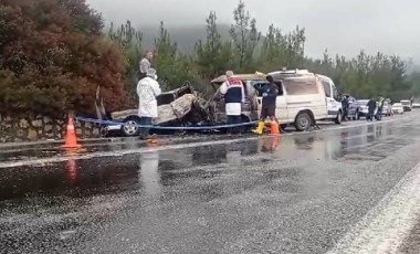 İzmir’de korkunç kaza... 1 kişi yanarak can verdi, 3 kişi yaralandı!