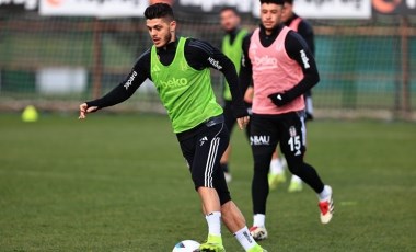 Beşiktaş'ta Milot Rashica, takımla birlikte çalıştı