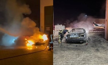 Konya'da tamir için bırakılan araç demir yığınına döndü!