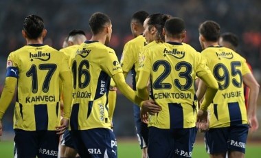 İlk 45 dakika galibiyete yetti! Fenerbahçe, Kasımpaşa karşısında zorlanmadı!