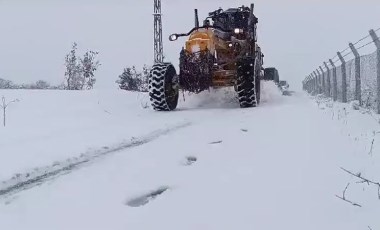 Elazığ'da 'kar yağışı' etkisi: 17 köy yolu kapandı