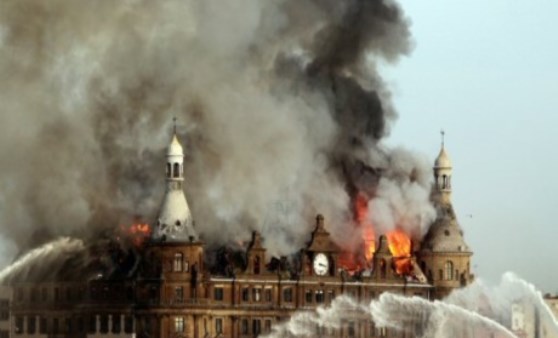 Haydarpaşa'da yangın