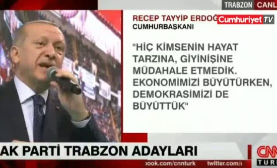 Erdoğan: Tutku, burada ne işin var kız!