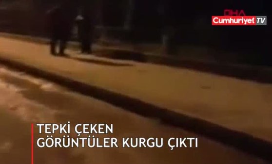 Sosyal medyayı ayağa kaldıran görüntüler kurgu çıktı