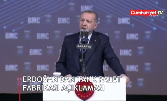 Erdoğan: Tank Palet Fabrikası'nda çalışanların özlük haklarında eksilme olmayacak