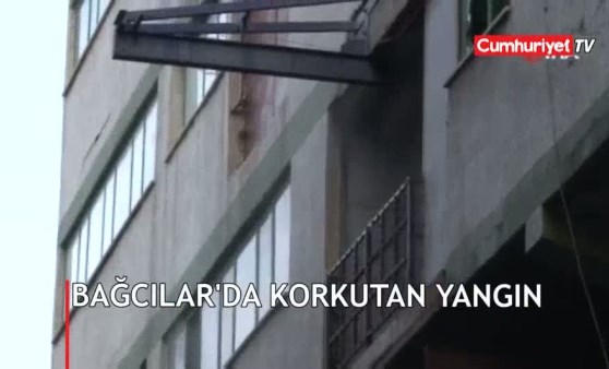 Bağcılar'da korkutan imalathane yangını