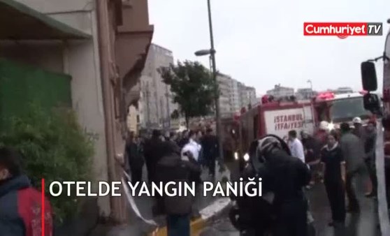 Otelde yangın paniği (02.01.2019)