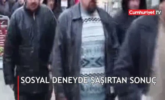 Sosyal deneyde şaşırtıcı sonuç