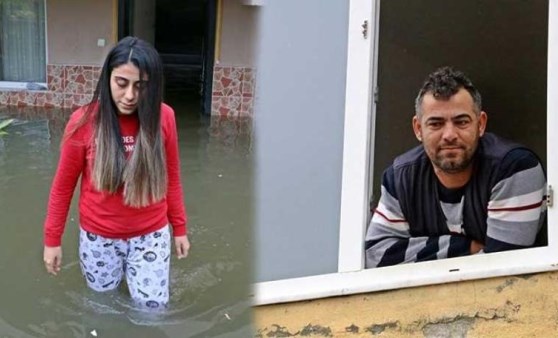 Evlerine aniden su basınca tsunami sandılar