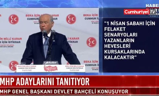 Bahçeli'den İnce'ye sert sözler (24.01.2019)(Video Haber)