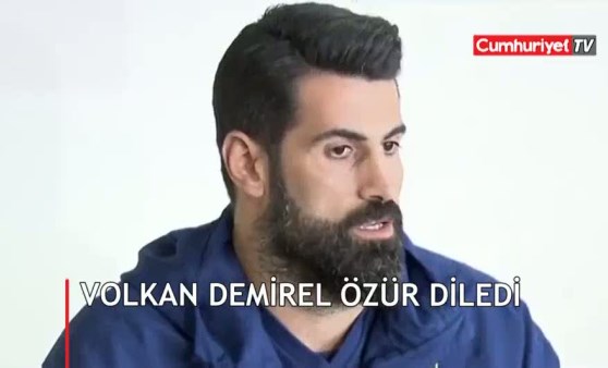 Volkan Demirel böyle özür diledi