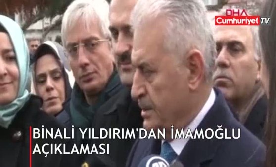 Binali Yıldırım'dan Ekrem İmamoğlu açıklaması (04.01.2019)(Video Haber)