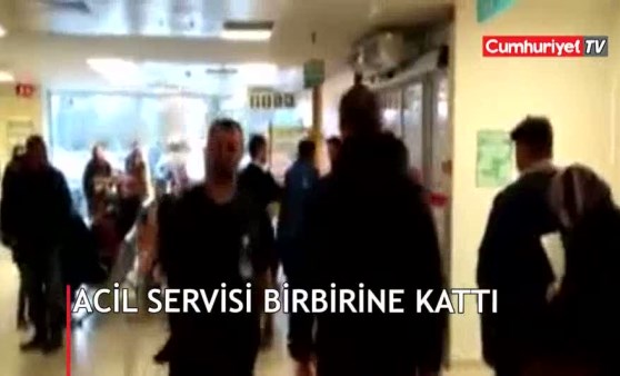 Acil servisi birbirine kattı