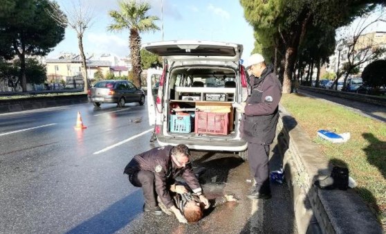 Aydın'da feci kaza sonrası sürücü üzüntüden bayıldı