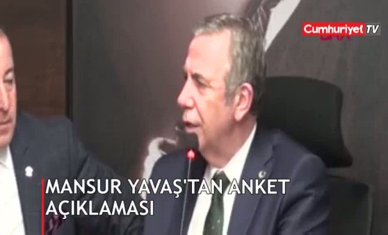 Mansur Yavaş'tan anket açıklaması (14.02.2019)