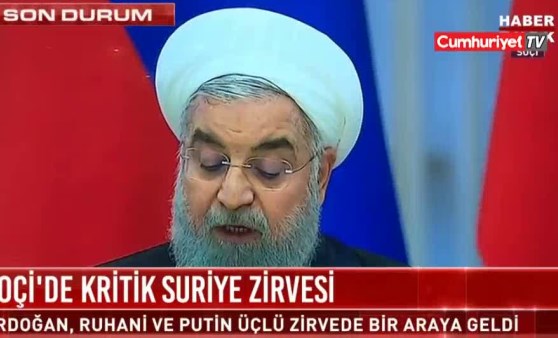 Ruhani çözüm için Suriye'deki merkezi hükümeti işaret etti