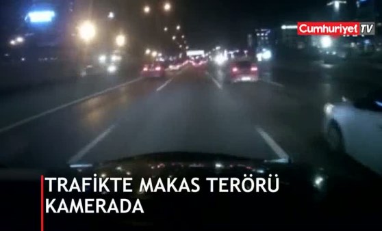 Trafikte makas attı sonrası korkunç!