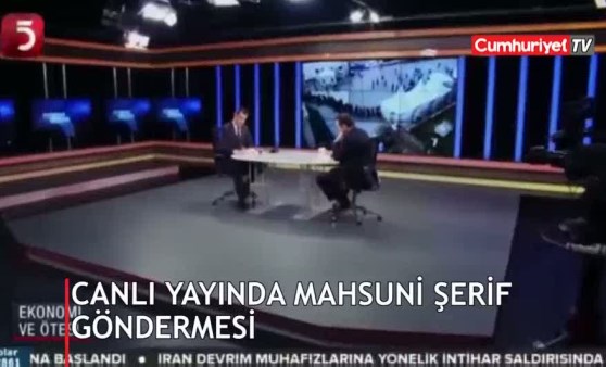 Canlı yayında Mahzuni Şerif göndermesi