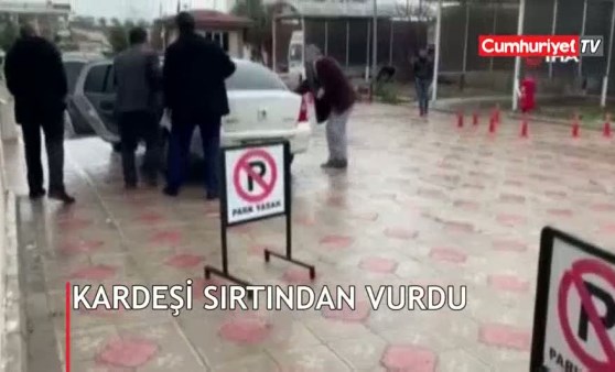 Kardeşi sırtından pompalı tüfekle vurdu