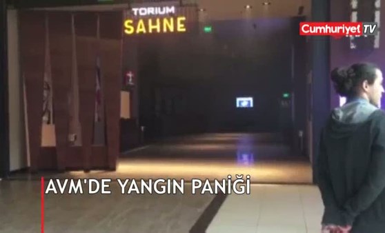 AVM'de yangın paniği (20.02.2019)